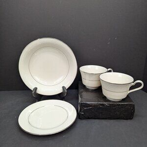 Noritake Ivory China Japan 7565 Sorrento Replacement Pieces Lot of 4 Read